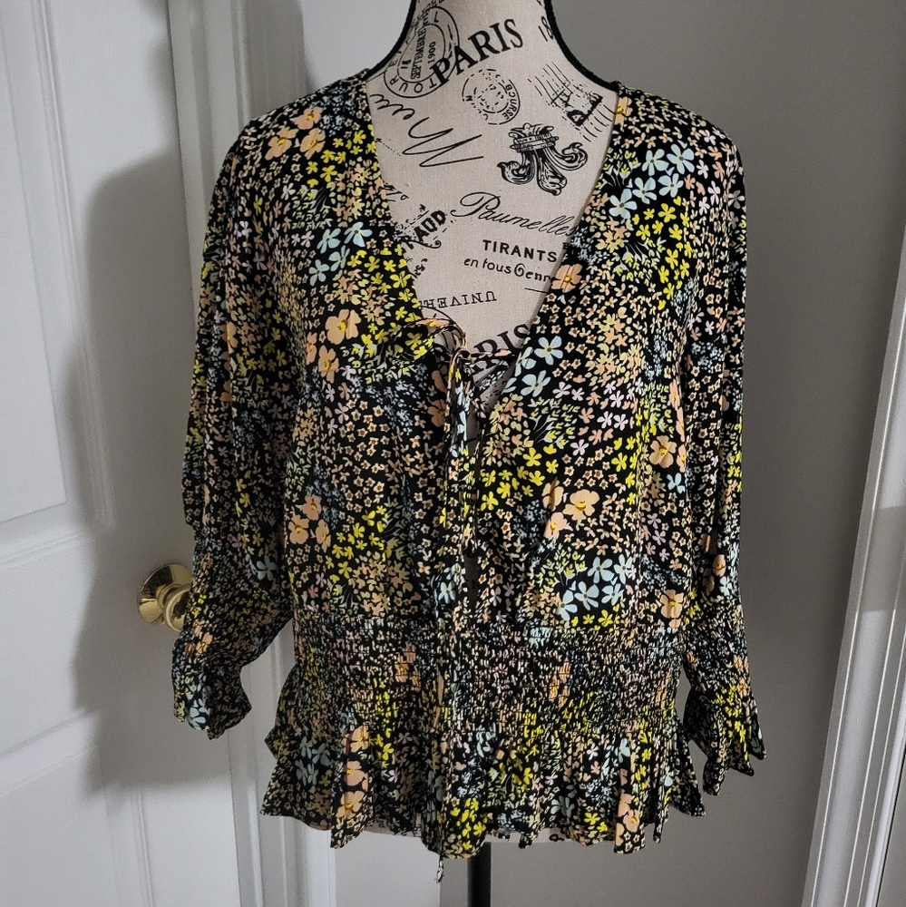 Floral Print Women's Top